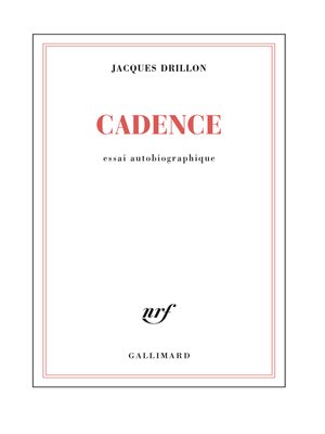 cover image of Cadence. Essai autobiographique